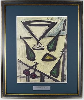 Amazon | ベルナール ビュッフェ 『果物の静物 【LITHOGRAPHIES